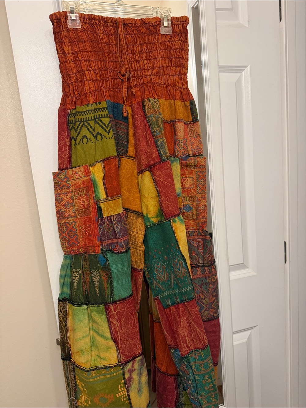 Kathmandu Bohemian Patchwork Wide-Leg Pants